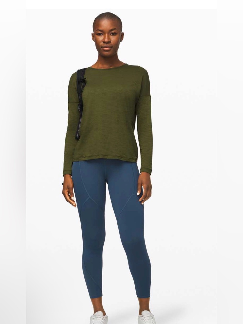 Lululemon Relaxed Long-Sleeve Top - Olive Green
